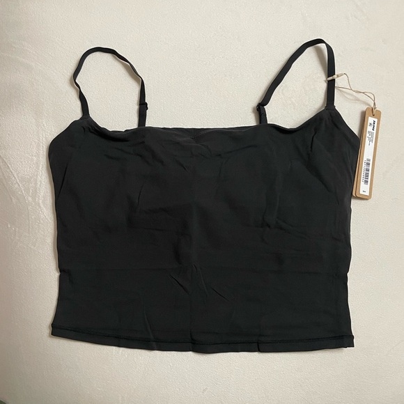 NWT Skims Fits Everyone Cropped Cami Onyx Size 2X - Picture 5 of 7